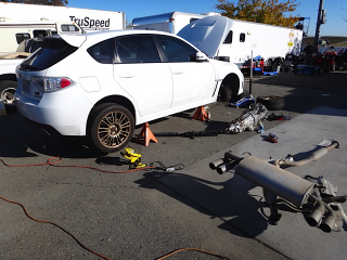 Illustration for article titled Why you don't leave your WRX unattended at an endurance race